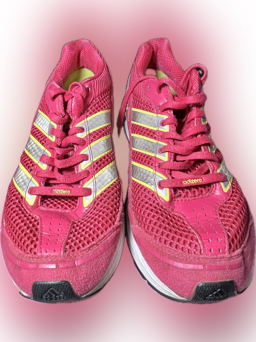 adidas Athletic Sneakers Pink & Gray US 7.5